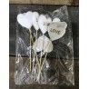 HEARTS ON STICKS 6 PCS