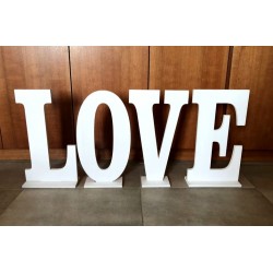 LOVE TEXT 195X80CM