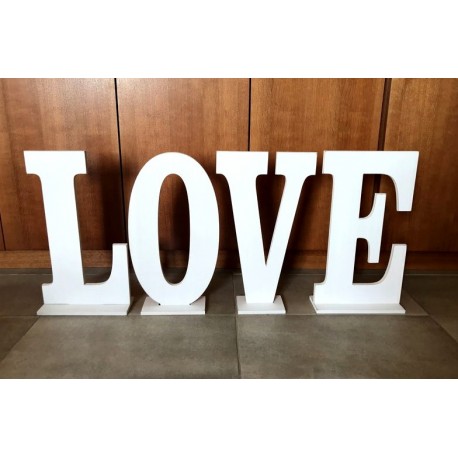 LOVE TEXT 115X50CM