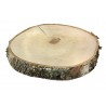 WOODEN SLICE 25-30CM THICKNESS 4CM