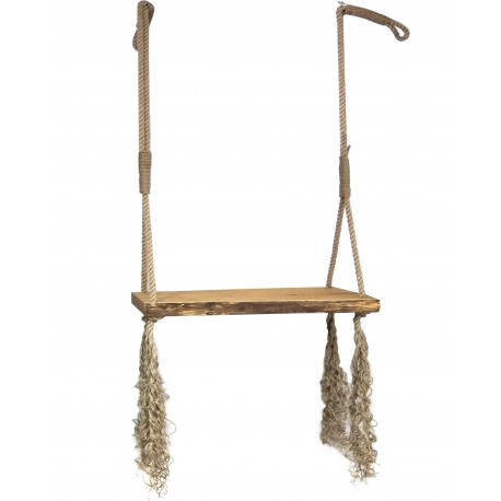 WOODEN SWING 95CM H: 250 cm 