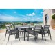 GARDEN SET SICILY TABLE + 6 CHAIRS