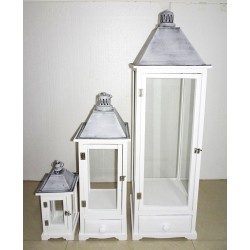 Latarnie drewniane 187x17x38,25x25x72x33x33x110