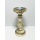 CANDLE HOLDER GLASS 15x15x39