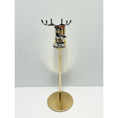 CANDLE HOLDER METAL 8x8x26