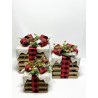 SET CHRISTMAS ORNAMENT 25x25x28
