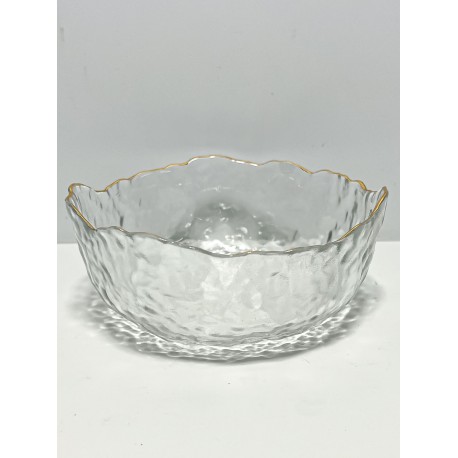Glass bowl 19x9x19
