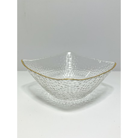 Glass bowl 14,3x6,2x14,3