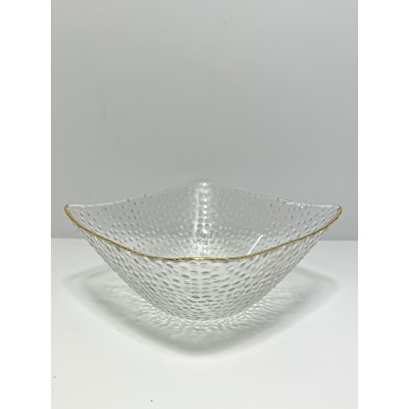 Glass bowl 18,7x7,9x18,7