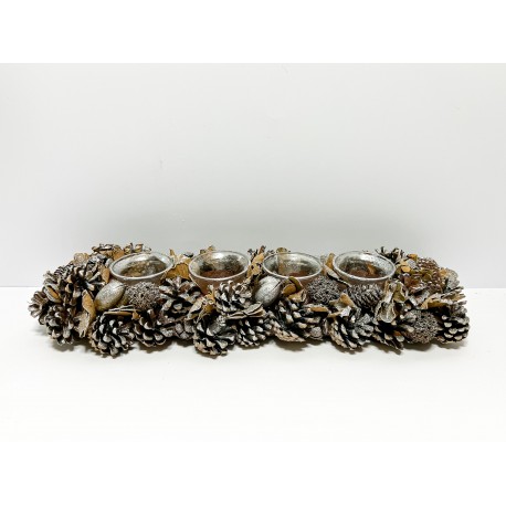 Cone candle holder 44x15x9