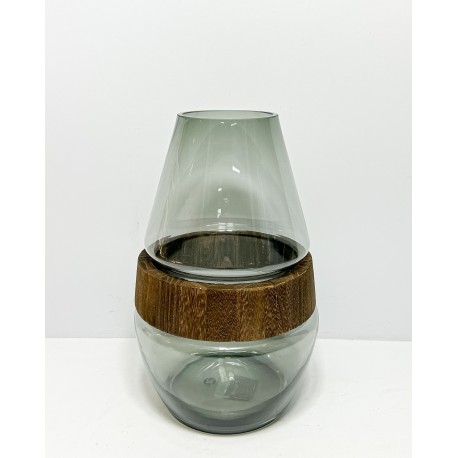 Glass vase 18x29x18