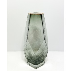 Glass vase 13x28,5x13