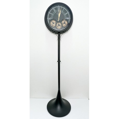 CLOCK WITH MOVING GEARS ON BATTERY 35x35x140