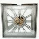 CLOCK WITH MOVING GEARS ON BATTERY 80x80x10,5
