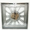 CLOCK WITH MOVING GEARS ON BATTERY 80x80x10,5