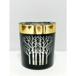 Glass candle holder 10x12,5x10