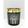 Glass candle holder 10x12,5x10