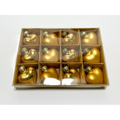Glass ornament 3x3x3