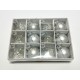 Glass ornament 3x3x3