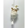 Glass ornament 8x27x8 LED