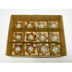 Glass ornament 8x4x8 Price per 1 pc, packing 12 pcs mix