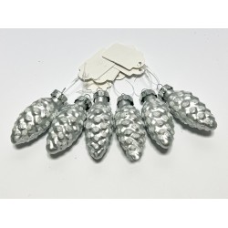 Glass ornament 2,5x5,7x2,5