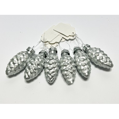 Glass ornament 2,5x5,7x2,5