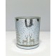 Glass candle holder 9x9x10