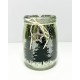 Glass candle holder 11x11x15,5
