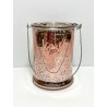 Glass candle holder 12,5x12,5x17