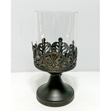 Metal candle holder 10x10x22