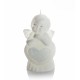 FIGURKA 100MM ANGEL WITH HEART BIALY