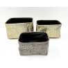 Kosz materialowy 25x14x23 set 3