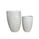 Donica z Tworzywa KOMPLET 30x30x43,40x40x57