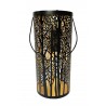 Lampion metalowy 14x14x30