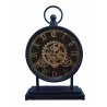 Zegar metalowy z ruchomymi mechanizmami 29x42x10