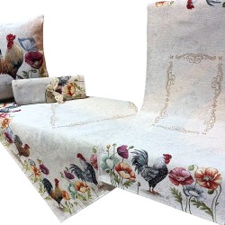 BIEZNIK 40X100 EDEN KOGUT KWIATY 1235