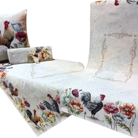 BIEZNIK 40X100 EDEN KOGUT KWIATY 1235