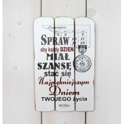 TABLICZKA DREWNIANA